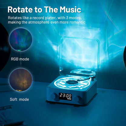 LumeWave™ Crystal Glow Bluetooth Speaker