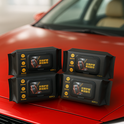 ShinePlus Wipes™ Car & Bike Instant Magic Wipes (Pack 2)