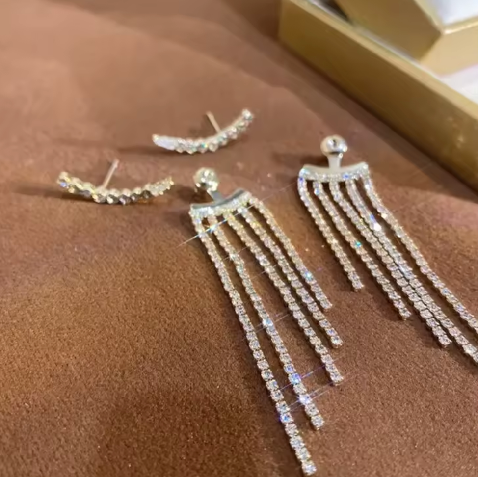 Starlight™ Dangle Earrings | Rhinestone Dangle